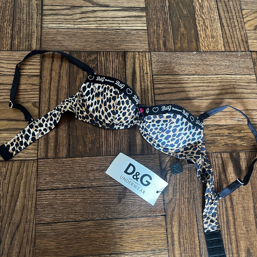 Dolce & Gabbana Leopard Bra